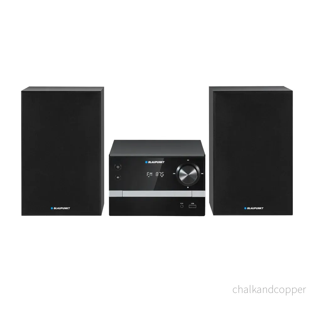 Blaupunkt mikrotorn, Bluetooth, FM-radio, effekt 20 W RMS, klocka med alarmfunktion, CD/MP3/USB/AUX, MS9BT