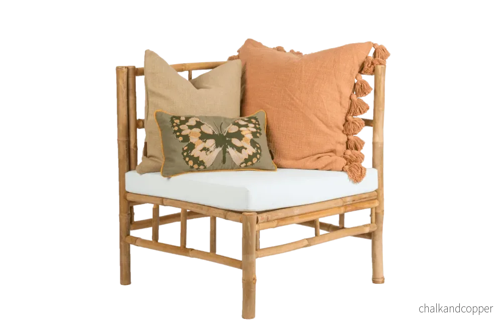 Beate bambu loungesoffa – hörna Beate bambu loungesoffa – hörna
