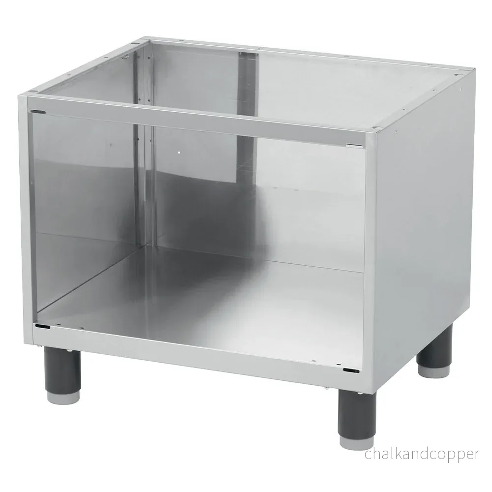 Möbel ”stöd” i rostfritt 660 mm (utan dörrar)