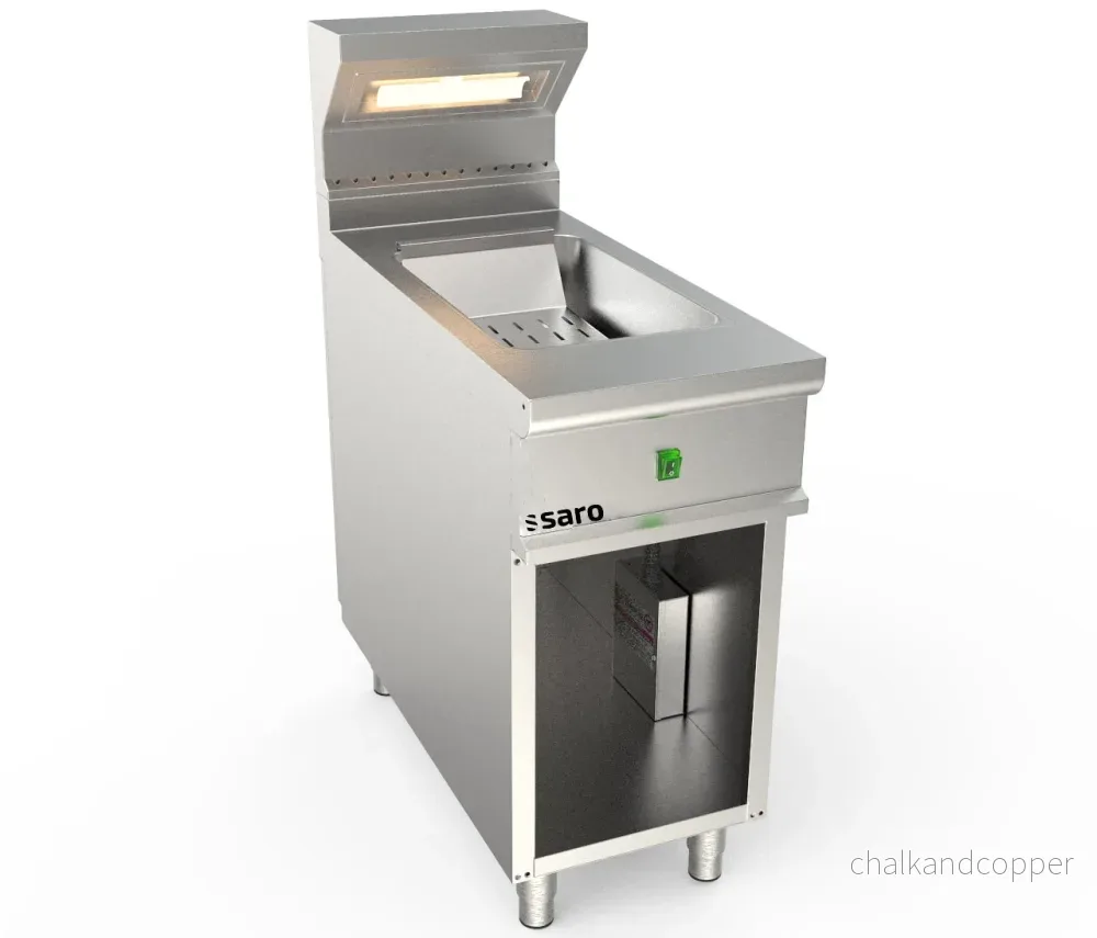SARO pommes fritesvärmare med öppet stativ LQ modell LQ / SPE40BA