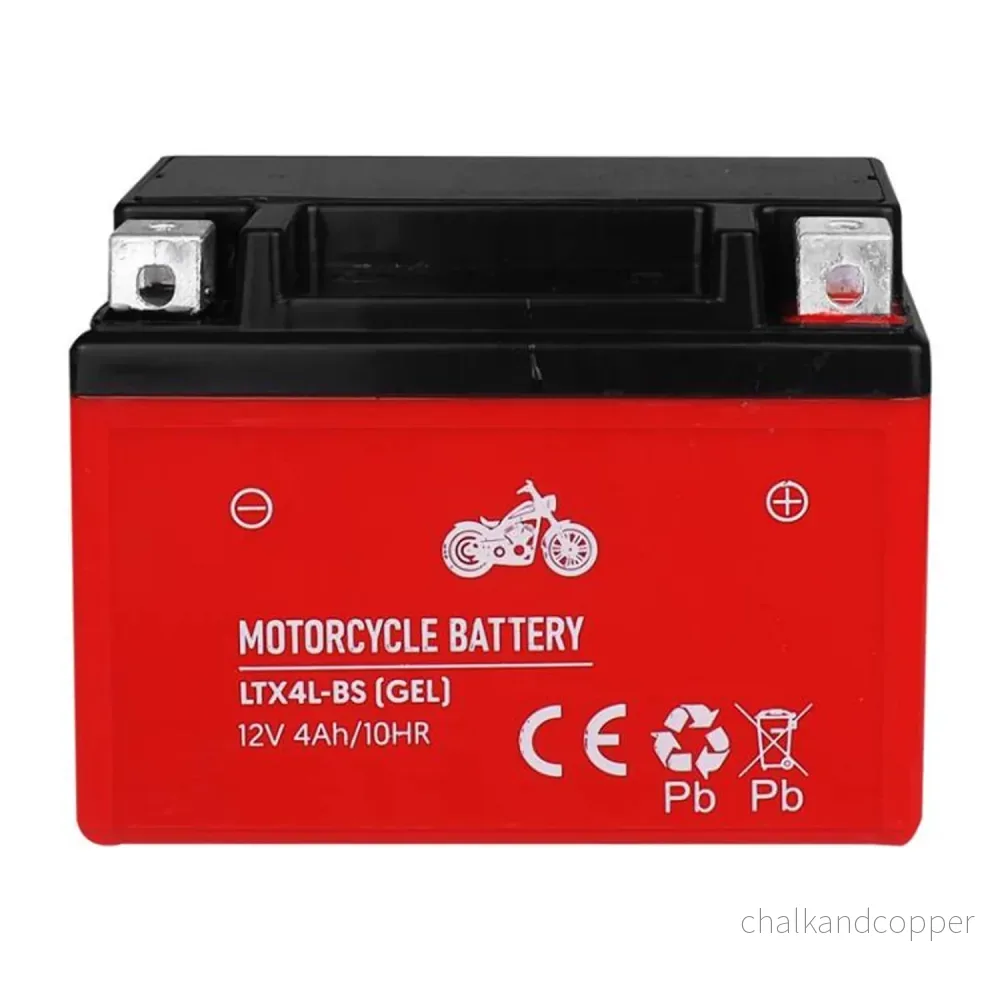 Lamex gelbatteri, motorcykel, 12V, 4Ah, LTX4L-BS