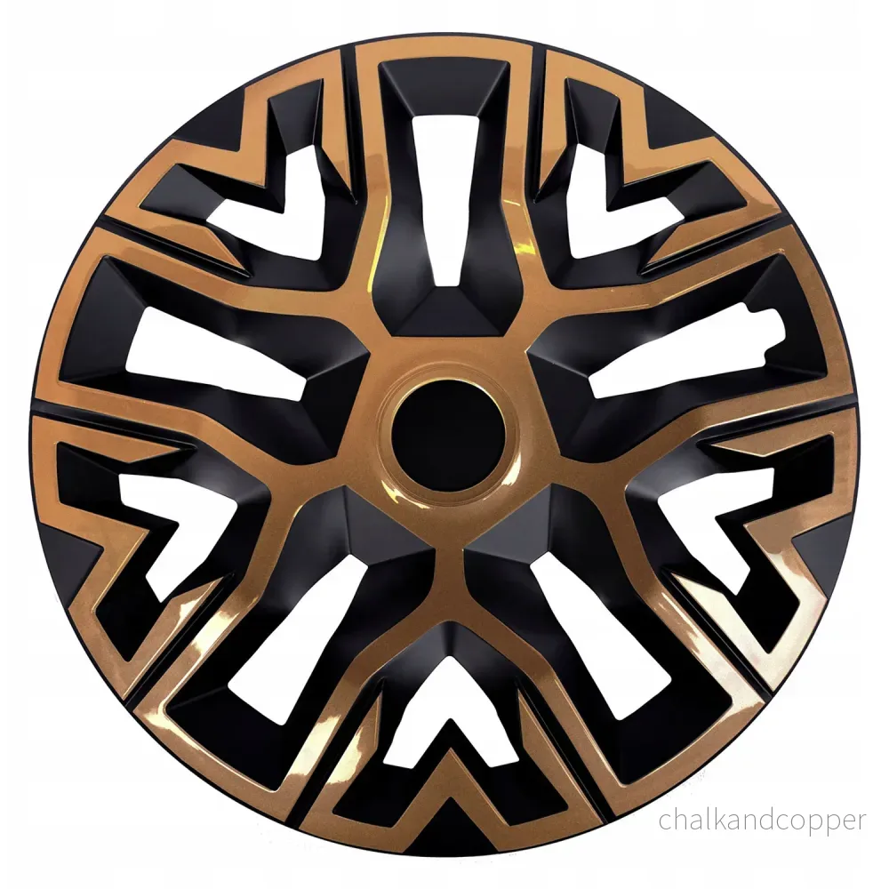 Universal hjulkapsel 14'' NRM The Best Bicolor koppar-svart 4 st