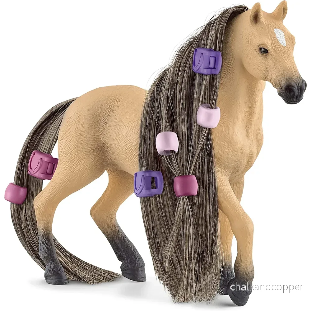 Schleich 42580 Horse Club Beauty Horse Andalusisk Stofigur Med Tillbehör - Bild 2
