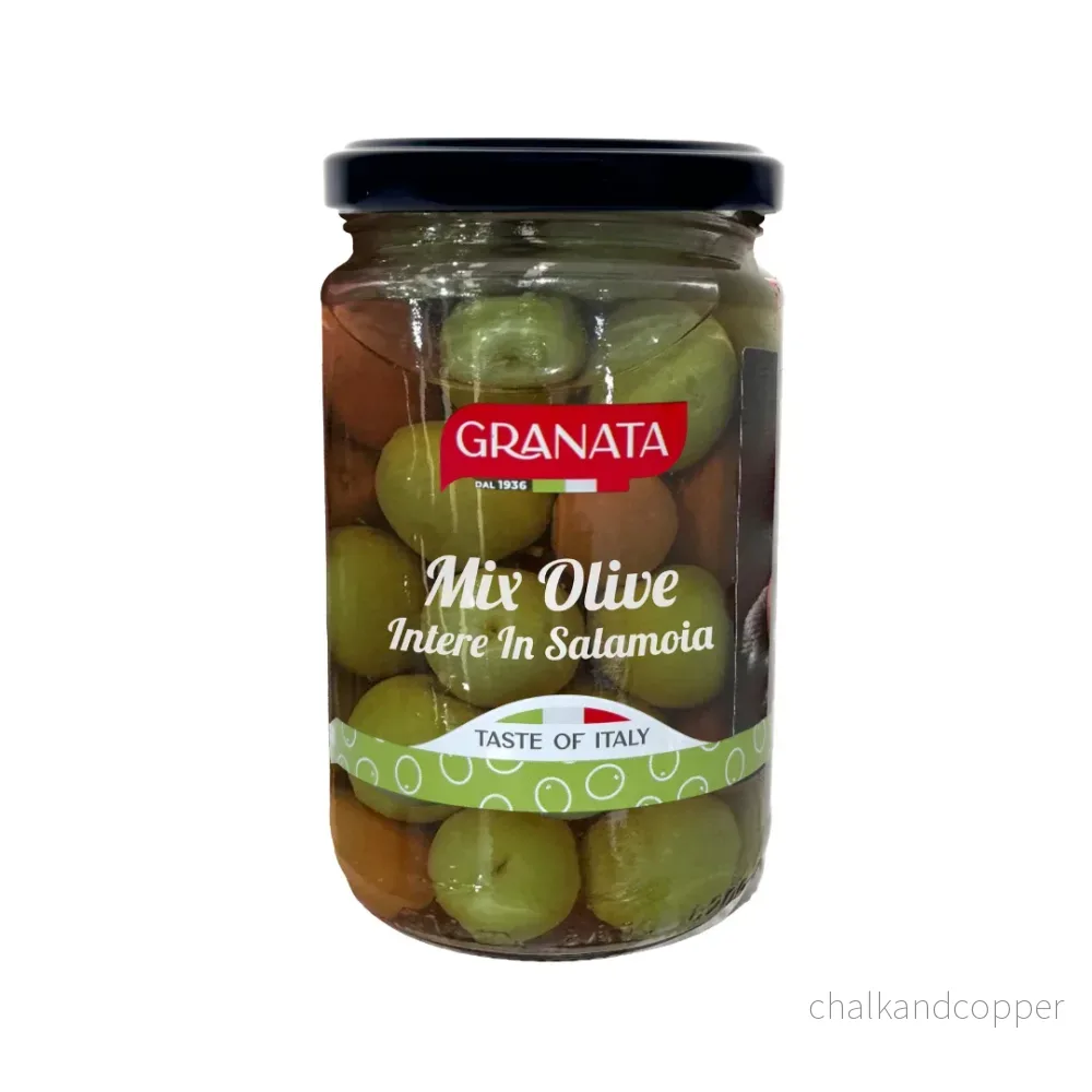 Italian Mix – Blandade oliver med kärna 290 g – Granata