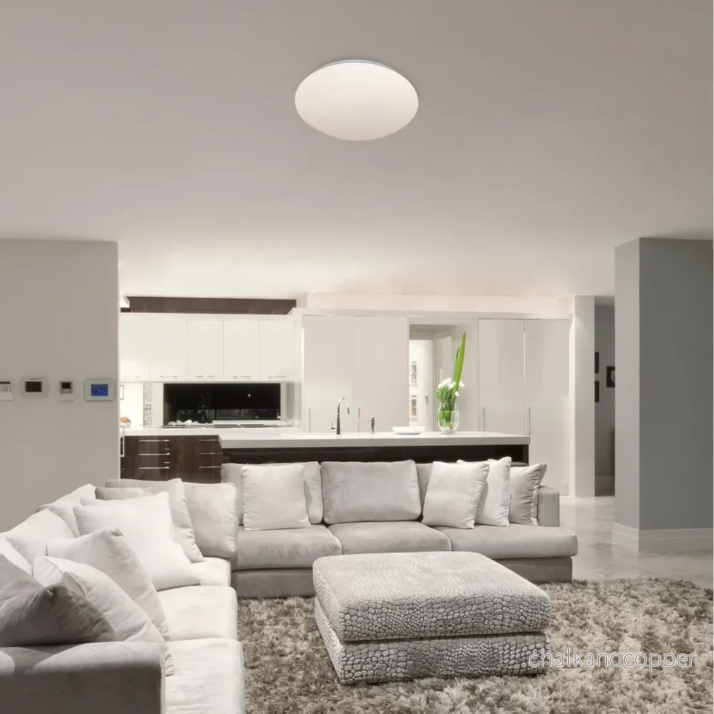 Rabalux Lucas 71334 LED-Taklampa Med Justerbar Mikrovågsrörelsesensor IP44 24W 1750 LM LED-Ljuskälla Interiörbelysning Färgtemperatur På 4000 K Naturvit - Bild 3