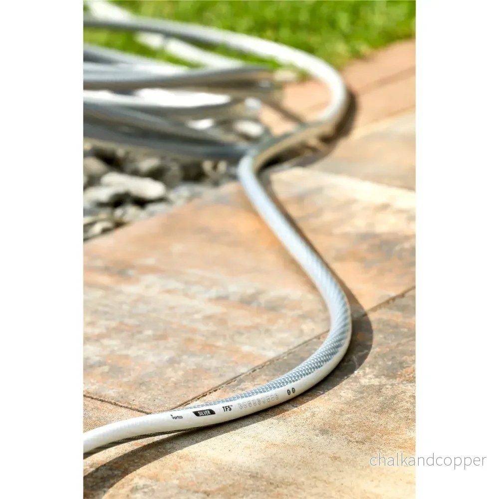 Trädgårdsslangvagn + trädgårdsslang Vartco Silver 1/2" 20 m Agaplast - Bild 2
