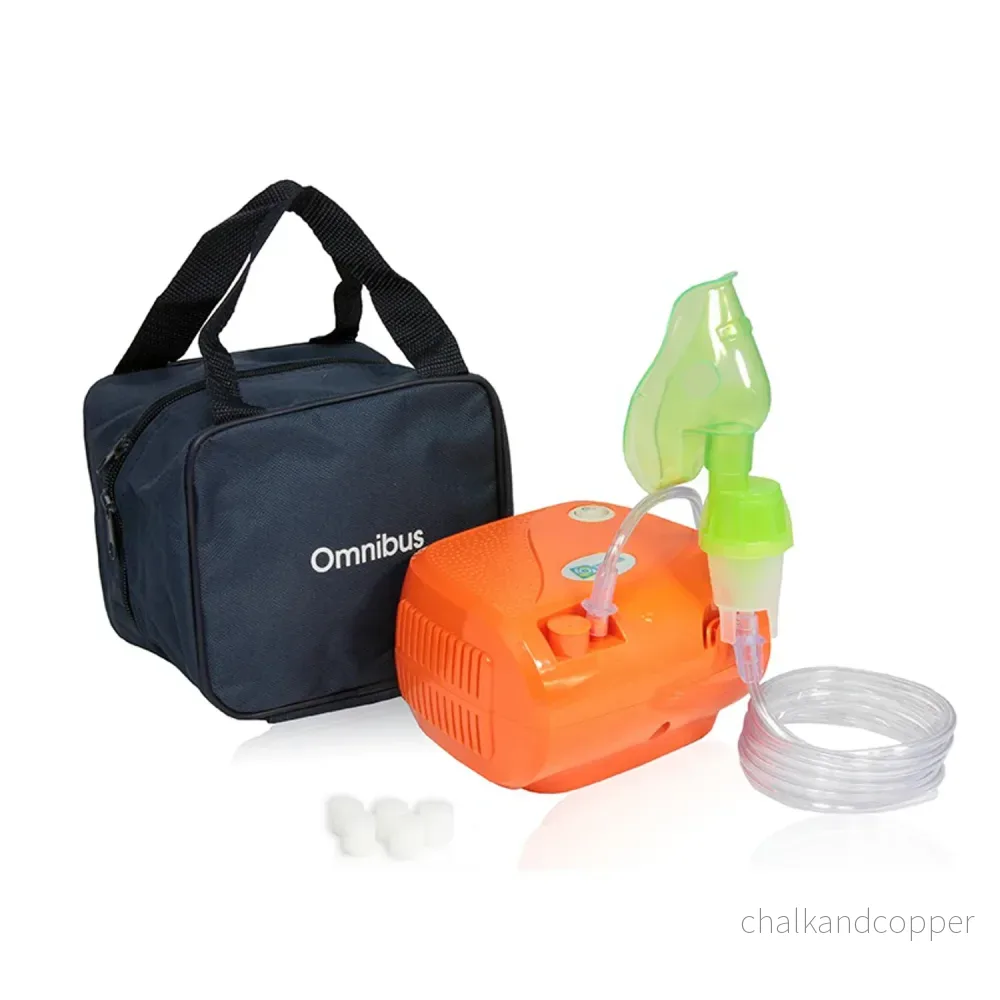 Omnibus inhalator orange, kontinuerlig drift, 2 masker, reservfilter, BR-CN116B - Bild 2