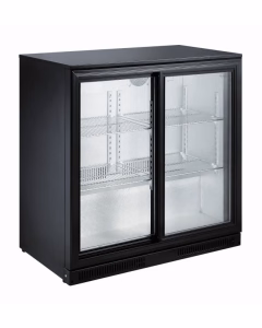 BACKBAR-KYLARE SVART 2 SKJUTDÖRRAR