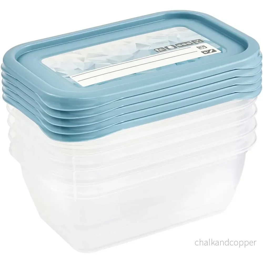 Uppsättning med 5 st 500 ml Mia Magic Ice matbehållare Keeeper - Bild 3