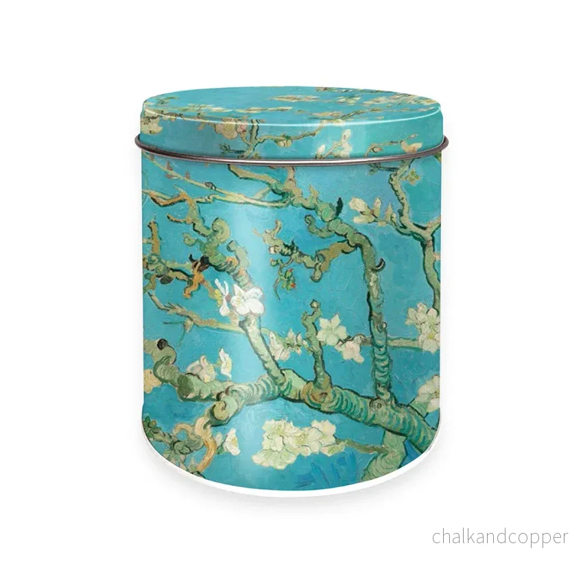 Van Gogh Stroopwafel Plåtburk – Mandelblom (115×100 mm) - Bild 2