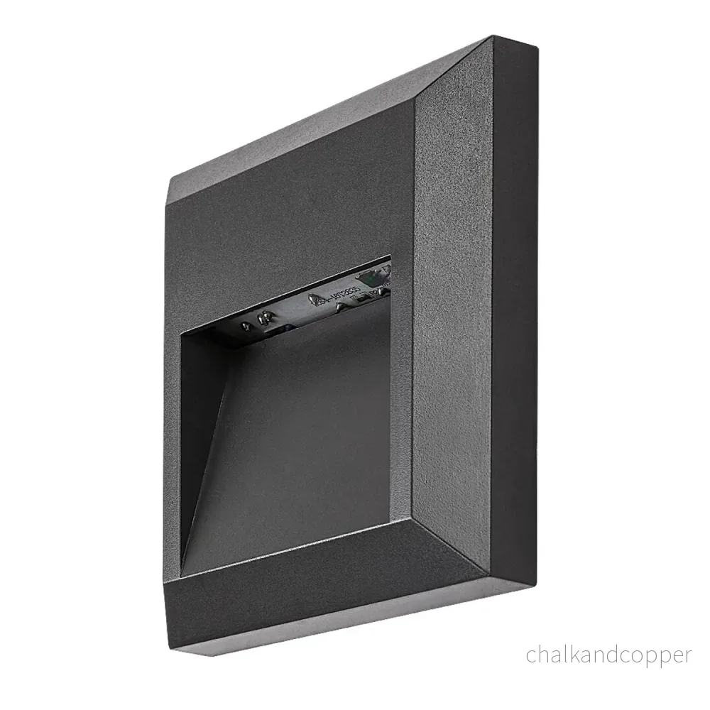 Rabalux-lampa, väggmonterad, utomhus, LED 4 W, antracit, Trento, 2 st. - Bild 2