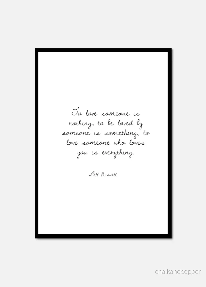 To love