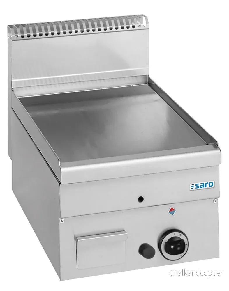 SARO Gasgrillplatta Slät Bordsskiva 400×600 Modell GFT46L