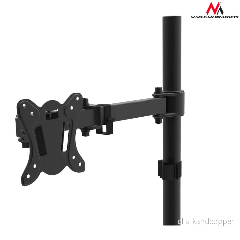 Maclean bordsfäste för LCD-skärm, 13"-27", VESA 75x75 och 100x100, 8kg, MC-690N - Bild 2