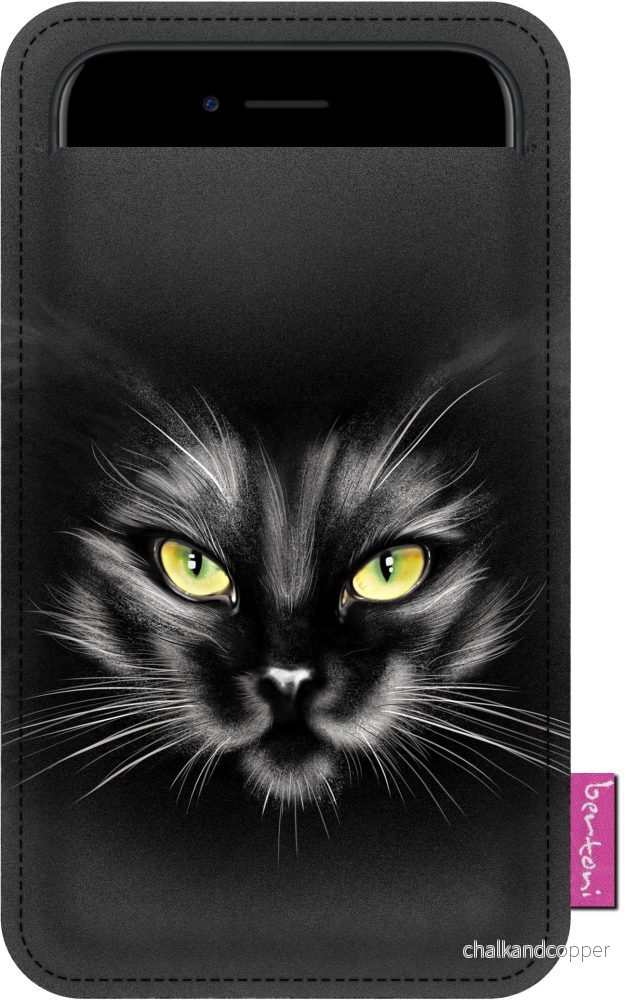 Filtfodral till mobiltelefon Fodral till mobiltelefon 105 x 175 mm Skyddsfodral Nero