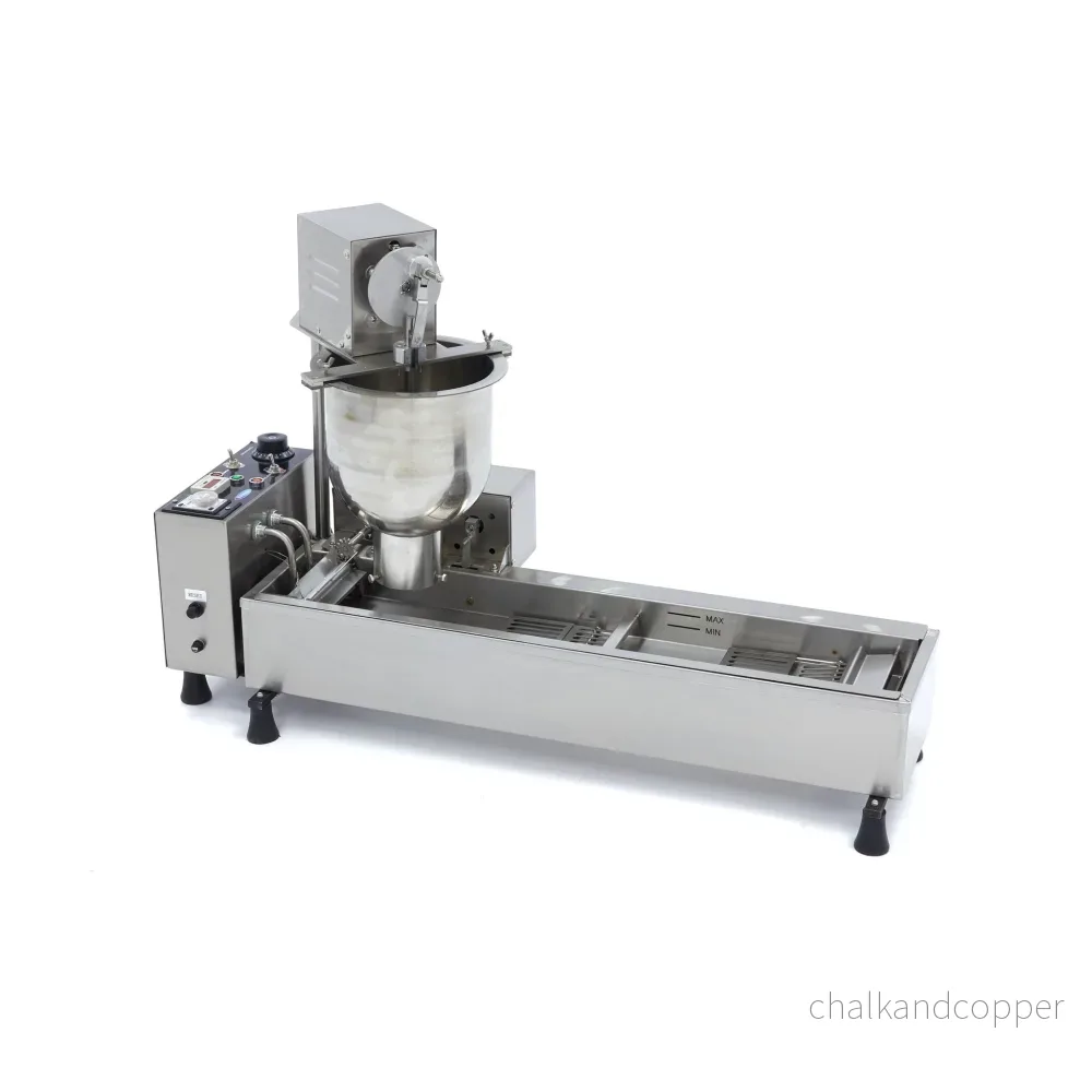 Munkmaskin - 500 munkar/h - Automatisk - fritös med roterande system