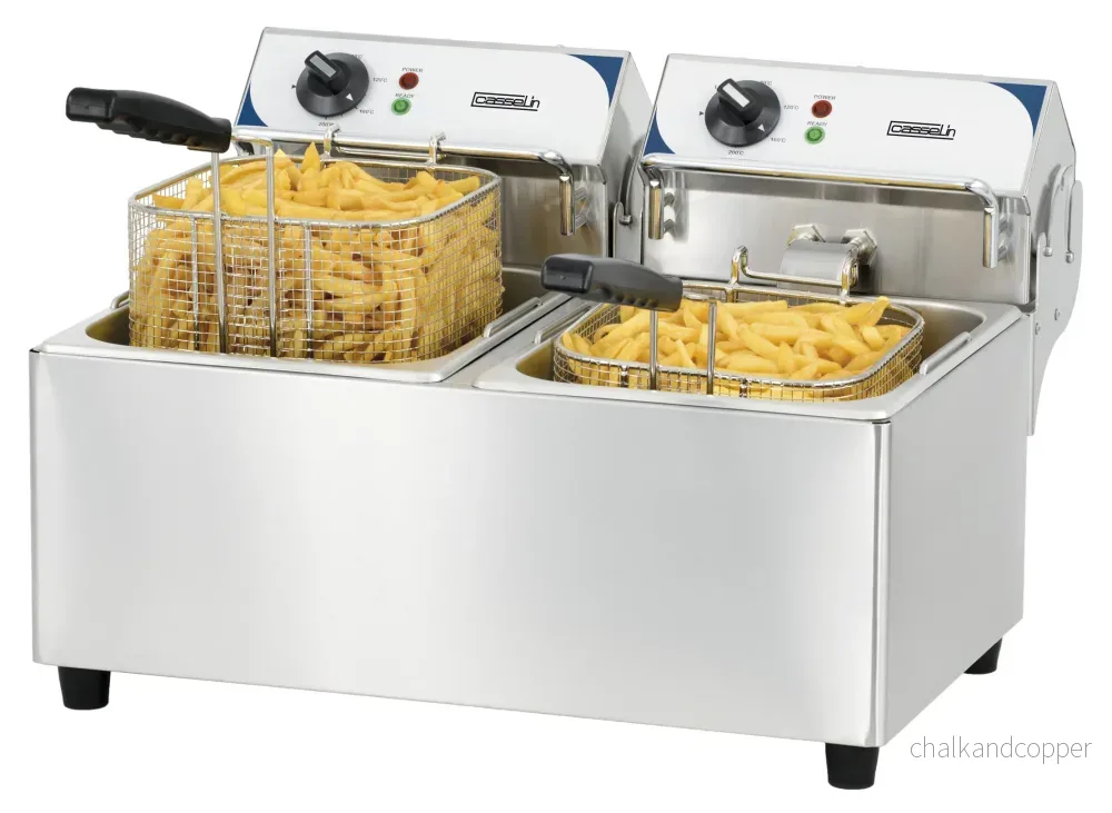 Elektrisk fritös 2 x 7 liter