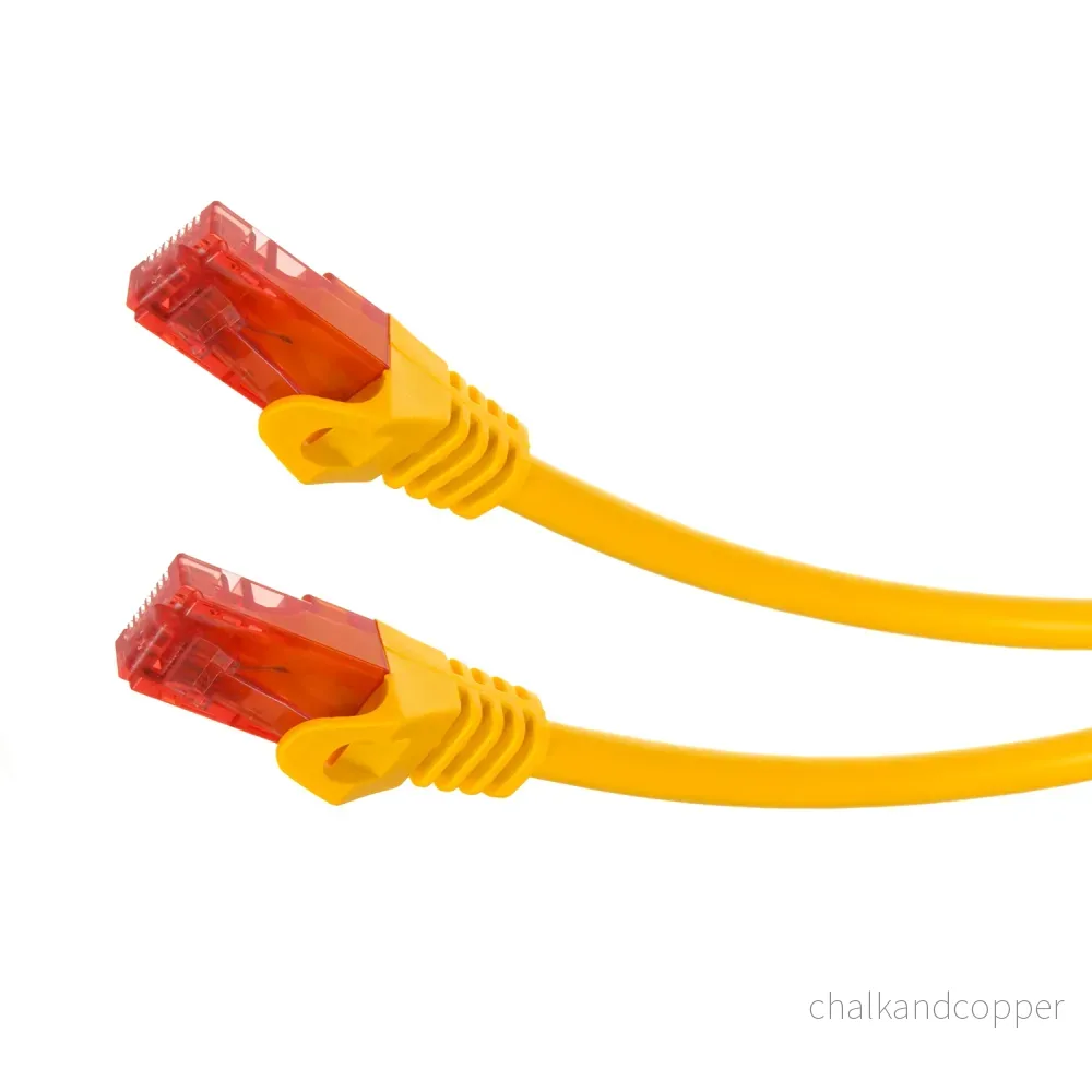 Maclean kabel, UTP patchkabel, plug-in kontakt, Cat6, 2m,Gul, MCTV-302 Y - Bild 3