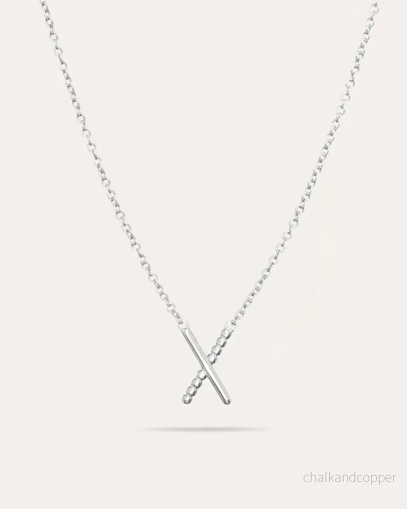 Criss Cross – Silverhalsband