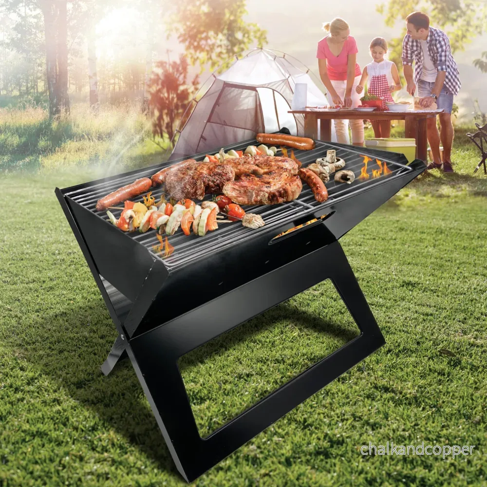 Maestro MR-1011 BBQ Bärbar Hopfällbar Grill Perfekt För Din Trädgård - Bild 2