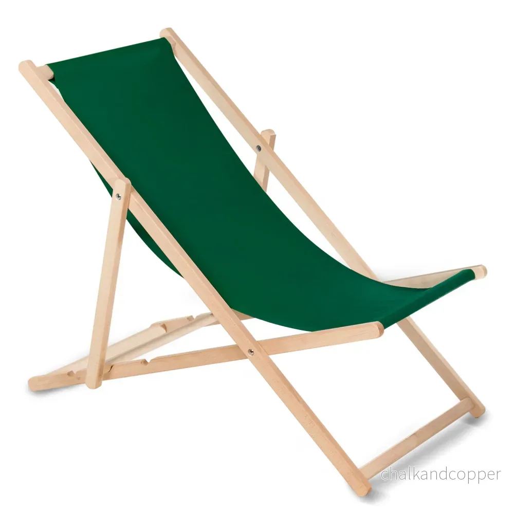 GreenBlue GB183 bok klassisk solstol mörkgrön, 4 delar - Bild 2