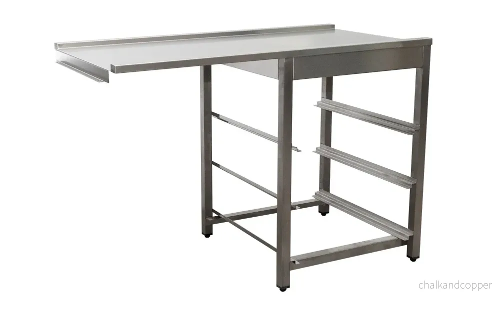 SARO Avrinningsbord för diskmaskin vänster sida, 1200 mm SARO Avrinningsbord för diskmaskin vänster sida, 1200 mm