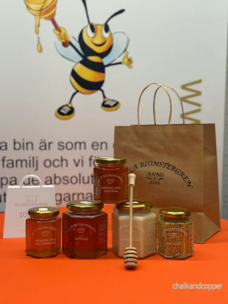 Sommarens honungspaket – 5 burkar + honungspinne & fri frakt! - Bild 2