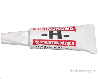 Silikonpasta H 7g värmeledande vit CHE1502 1672