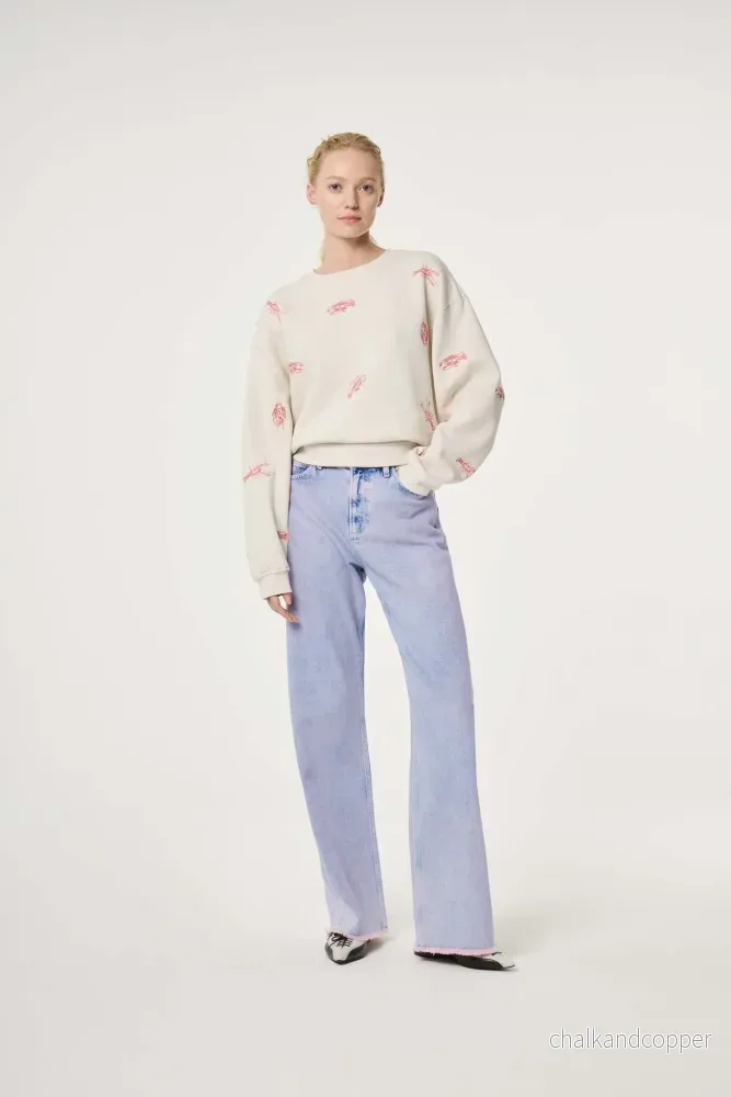 Terry Sweater Oatmeal Melange Fabienne Chapot