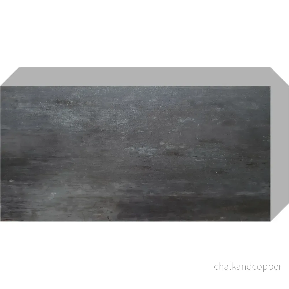 Fliesana självhäftande vägg- och golvplattor, set om 3, vattentäta, naturstensdesign, svart färg - Bild 2
