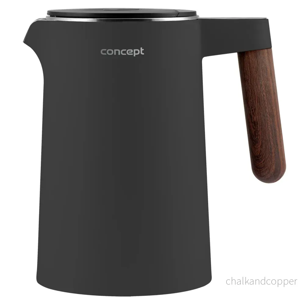 Concept Norwood Vattenkokare I Rostfritt Stål Med Temperaturkontroll 45/60/70/85/90/95/100°C KEEP WARM-Funktion 1,5L 1850-2200 W Svart