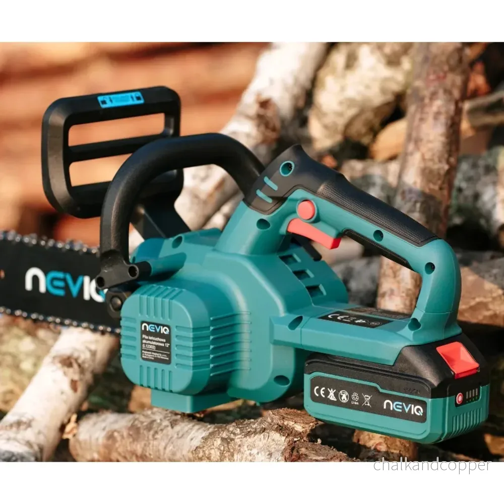 NEVIQ sladdlös kedjesåg, 12'' svärd, 1000W, borstlös motor, L12302 - Bild 2