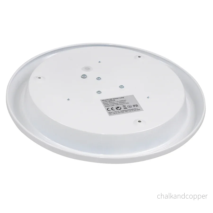 Maclean rörelsesensor LED plafond, PIR-sensor, räckvidd 6m, 12W, neutral vit (4000K), MCE131 - Bild 2