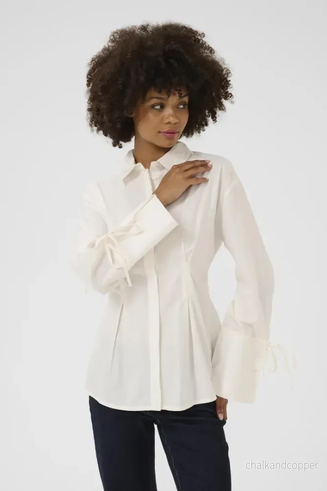 Allison Olena Fitted Shirt Spring Gardenia Culture Allison Olena Fitted Shirt Spring Gardenia Culture