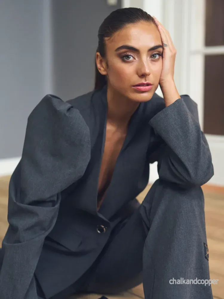 LiannGO Blazer Grey Melange Gossia - Bild 2