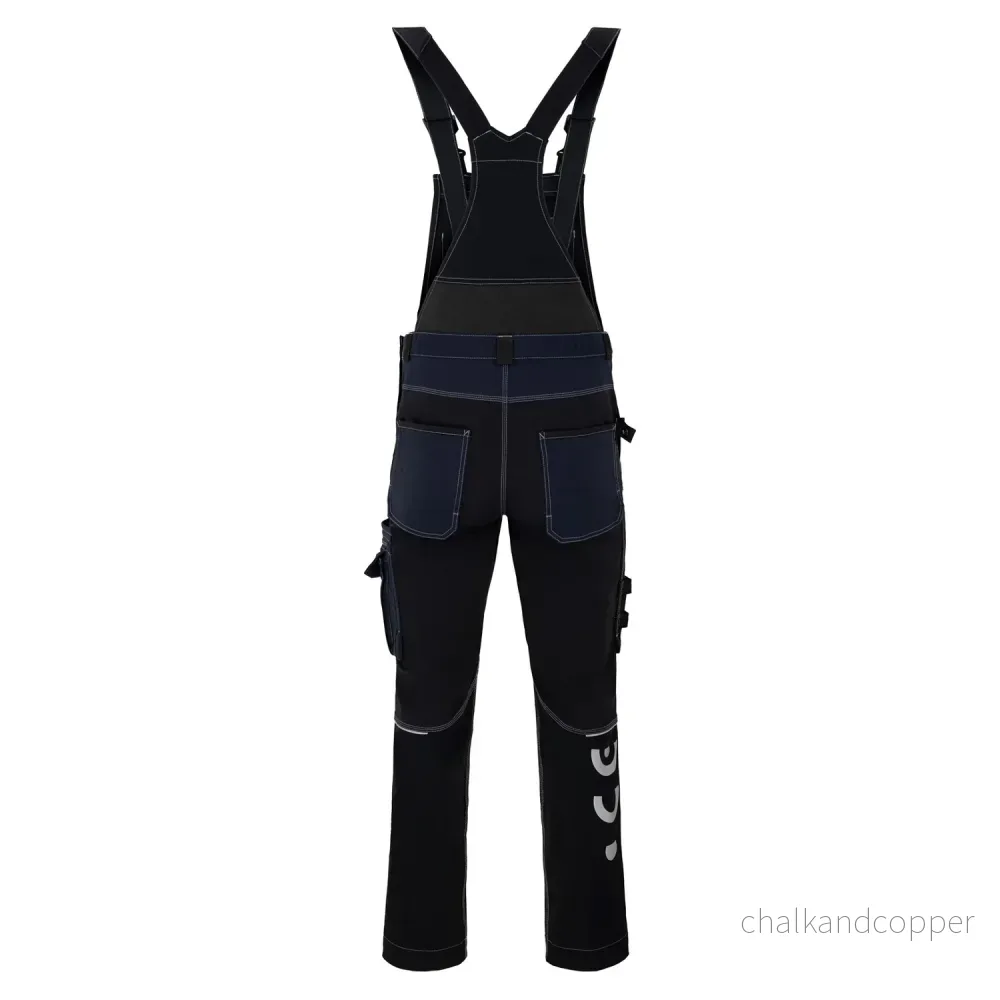 Avacore overall, stretch, cordura, svart och marinblå, storlek 50, Avaflex - Bild 2