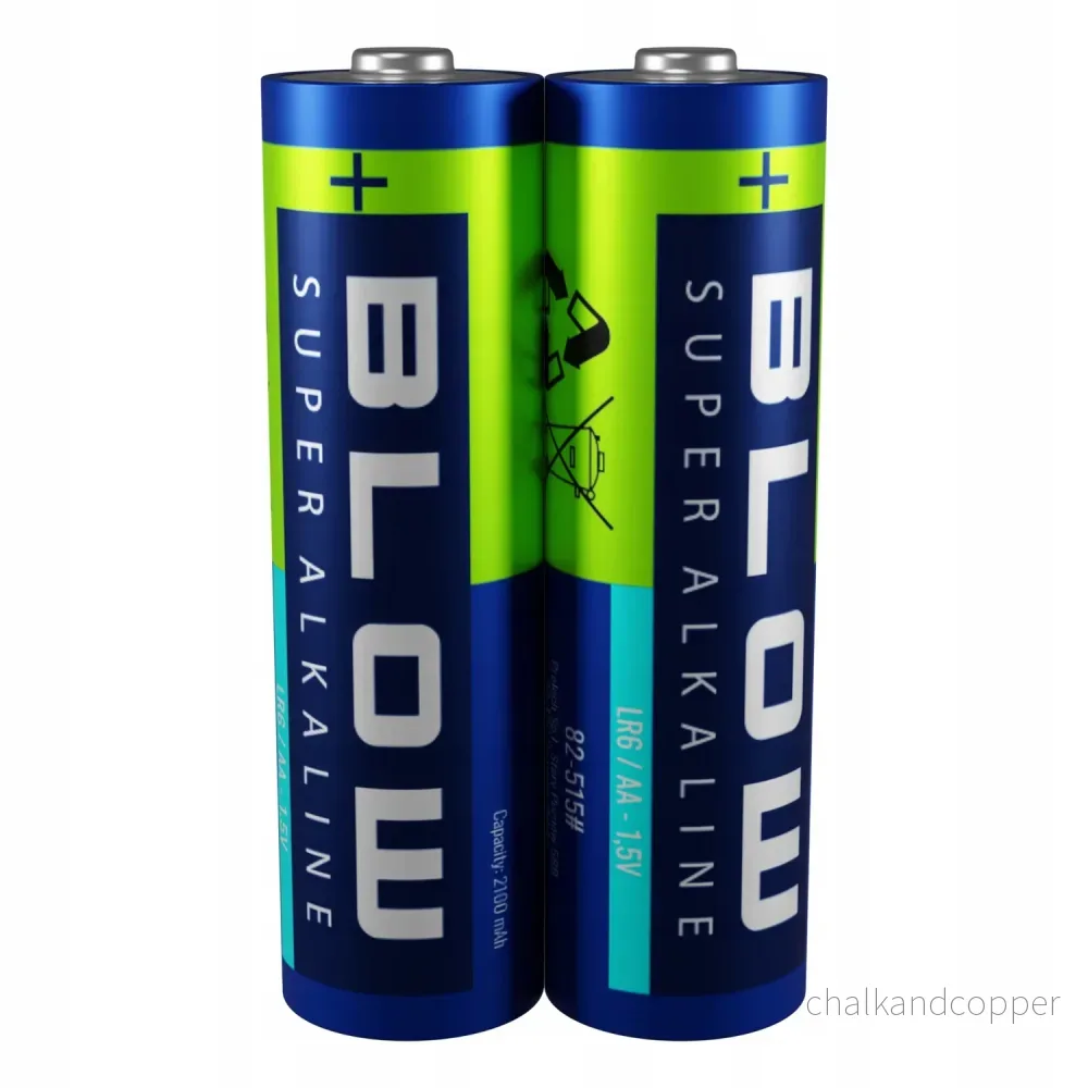 Alkalibatterier AA Blow, LR6, spänning 1,5 V, 40-pack - Bild 2