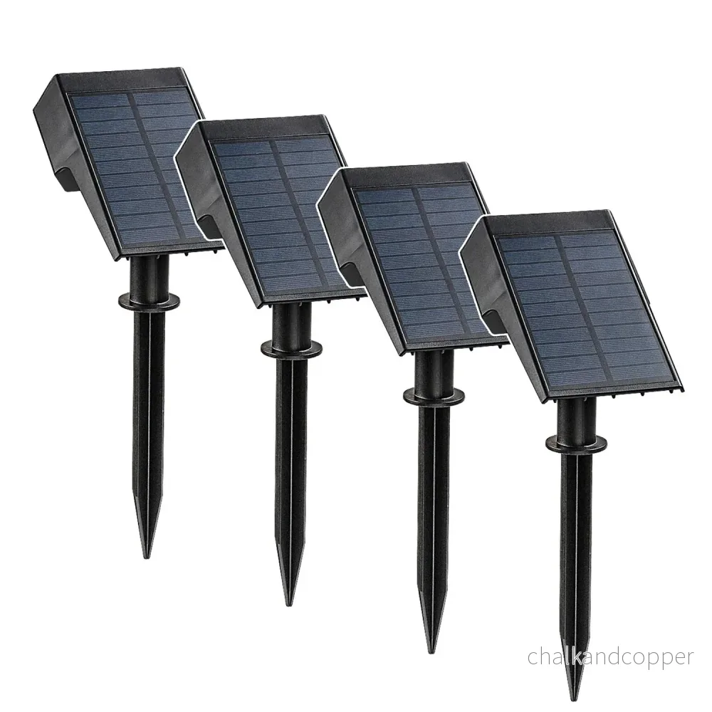 Rabalux Nantes solcellslampa, 50 LM IP65, svart, LED 0,5 W, 77088, 4 stycken