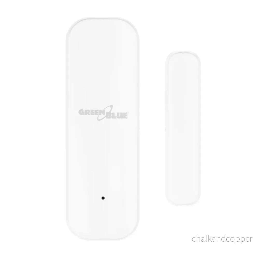 Trådlös kontaktor/öppningssensor med WiFi från GreenBlue, Android/iOS, för dörrar/fönster, 3,0 V DC, LR03x2, GB479, 2 st. + 4 st. AAA-alkaliska batterier Varta Industrial 4003 - Bild 2