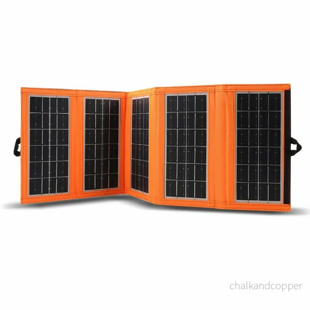 Solpanel, laddare, 10W, 1 USB-port, svart och orange, A02