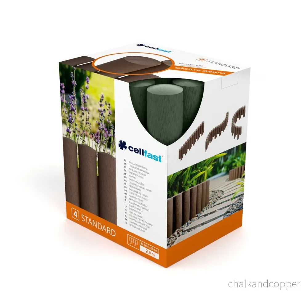 Cellfast trädgårdspalisad Standard 4 grön, 6-pack - Bild 3