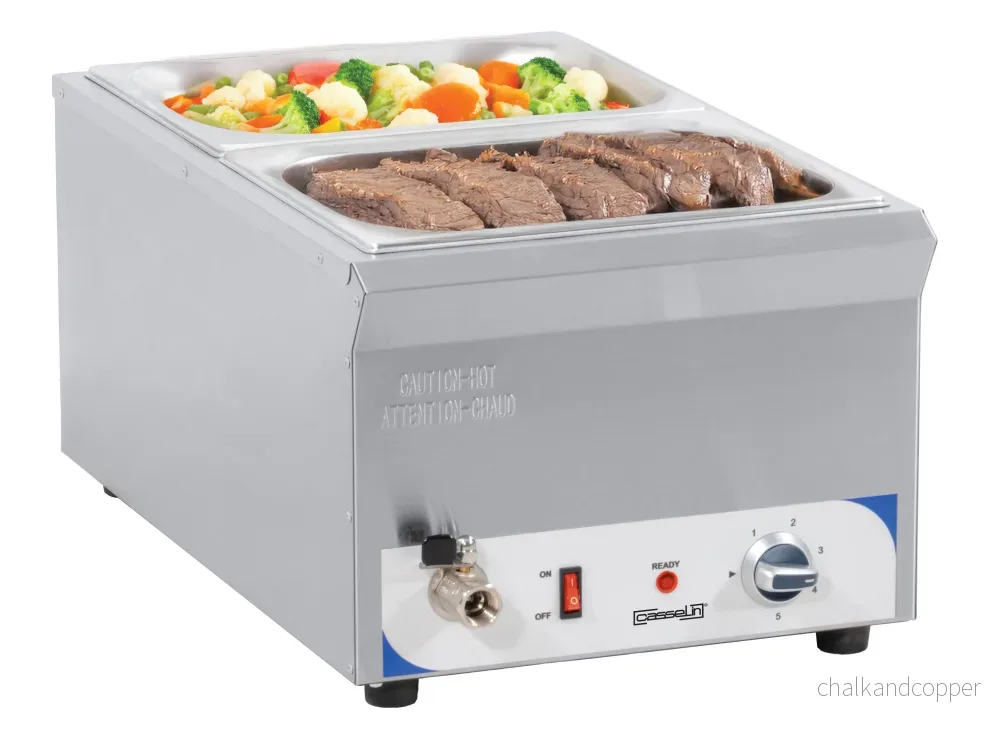 Bain-marie med avloppskran GN 1/1 – 150 mm