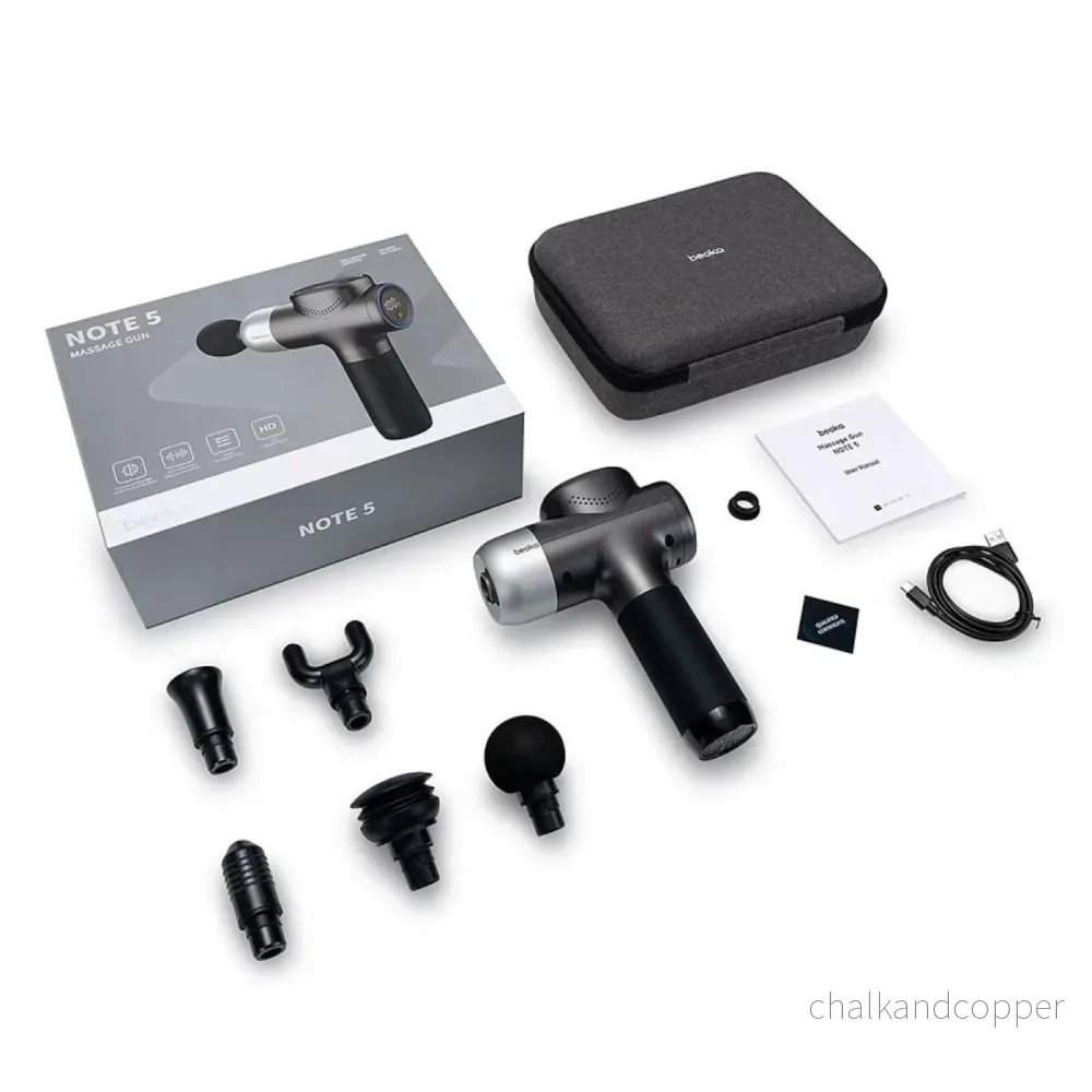 Beoka kroppsmassageapparat, 25W, 5 nivåer, 2000mAh batteri, Note 5 - Bild 3