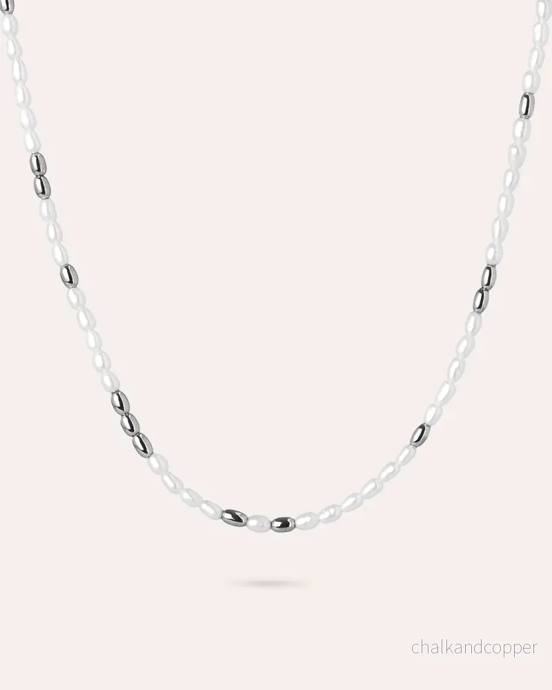Ocean Muse Pearl – Silverhalsband Ocean Muse Pearl – Silverhalsband