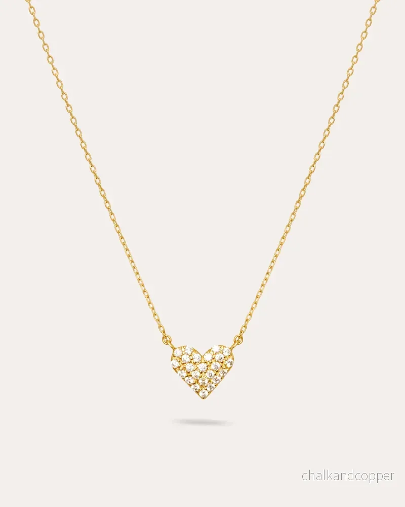 Glam: Sparkle of Love – Guldhalsband Glam: Sparkle of Love – Guldhalsband