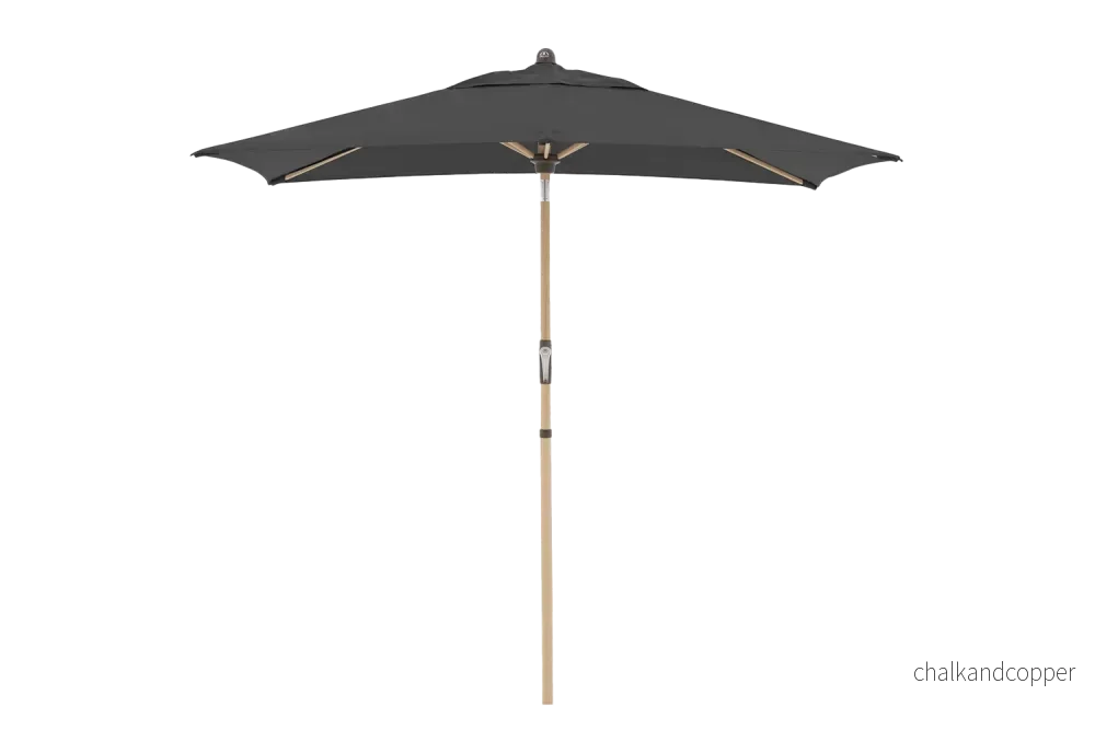 Alu wood ultra parasoll med tilt 210 x 140 cm - Bild 2