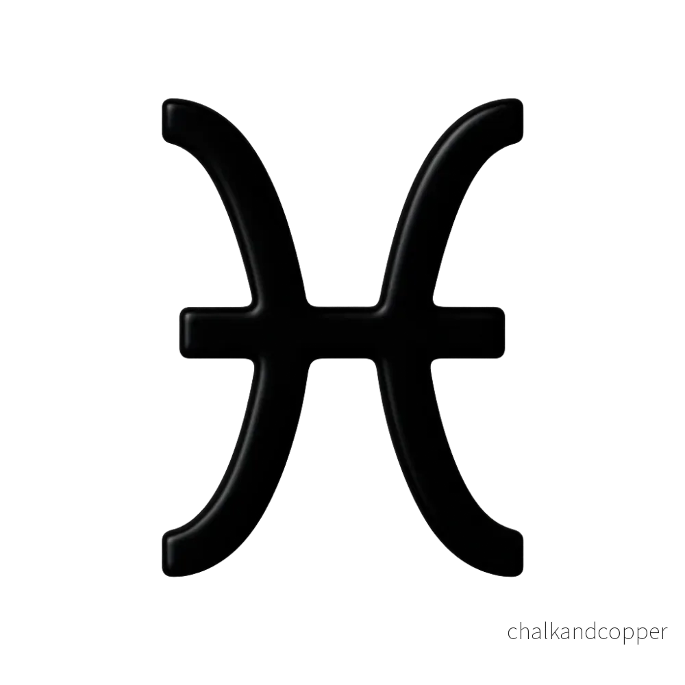 Zodiak Glyf – Pisces (Fiskarna) - Bild 2