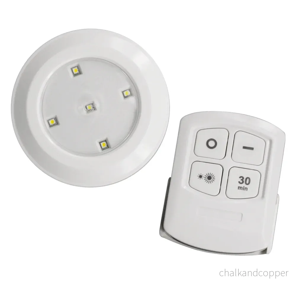 Maclean 6 LED-lampor, set med fjärrkontroll, batteridriven, 3xAA, MCE165 - Bild 3