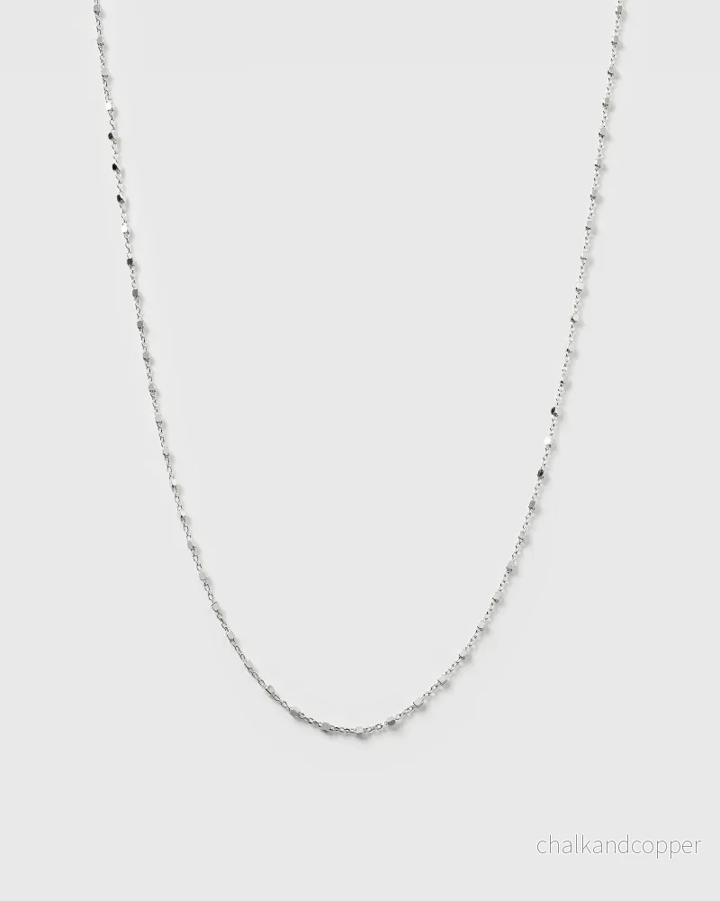 Sheer Station Necklace Silver Syster P Sheer Station Necklace Silver Syster P