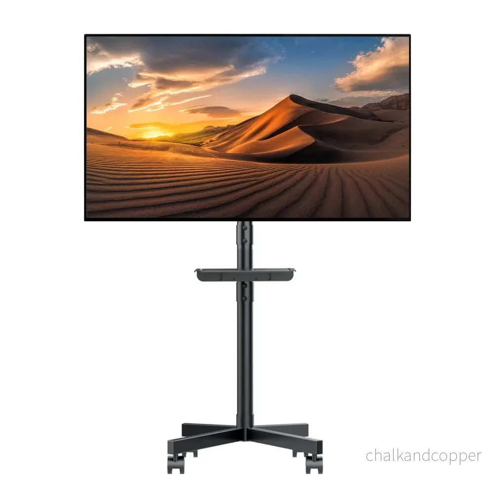 TV-stativ Maclean, professionell, 32-55", på hjul, max. VESA 400x400, max. 25kg, MC-949 - Bild 2